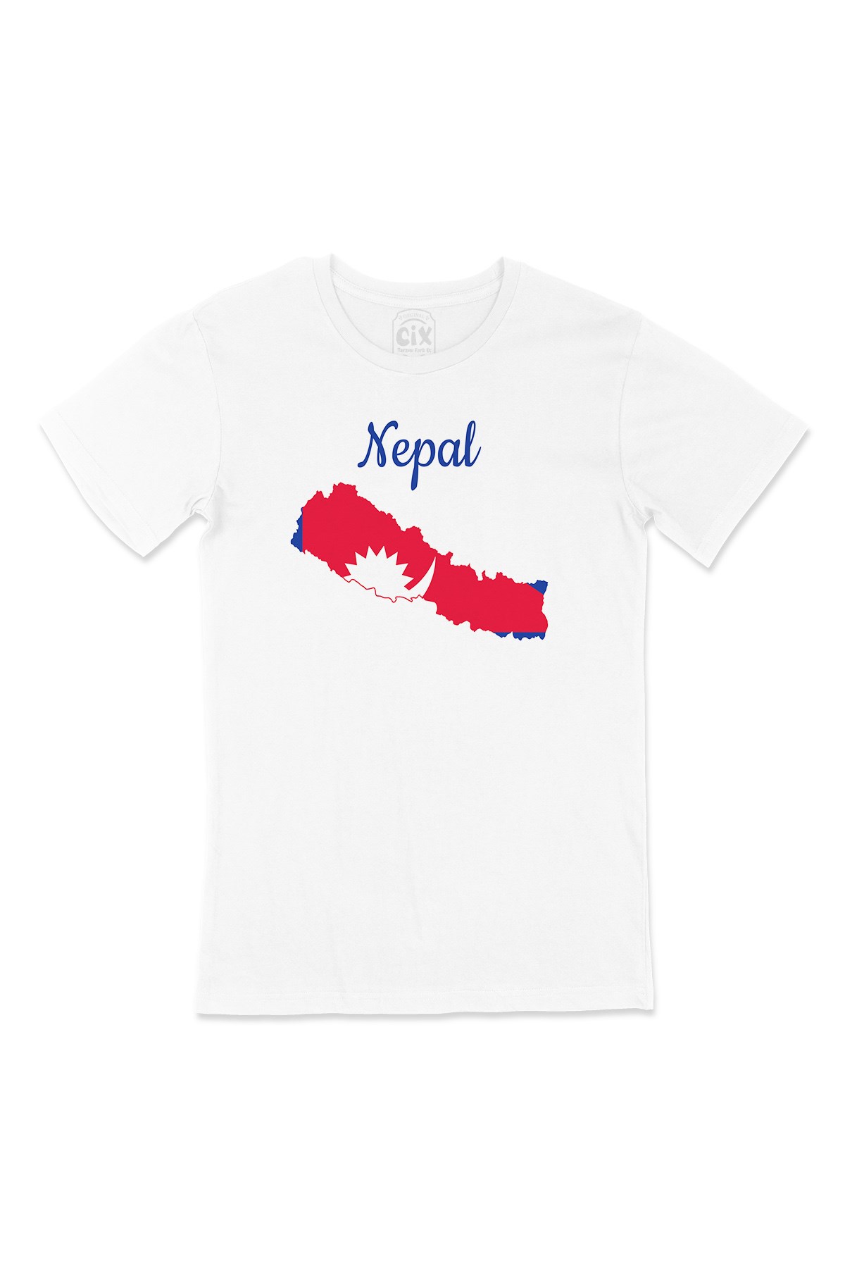 Nepal Haritalı ve Bayraklı Tişört