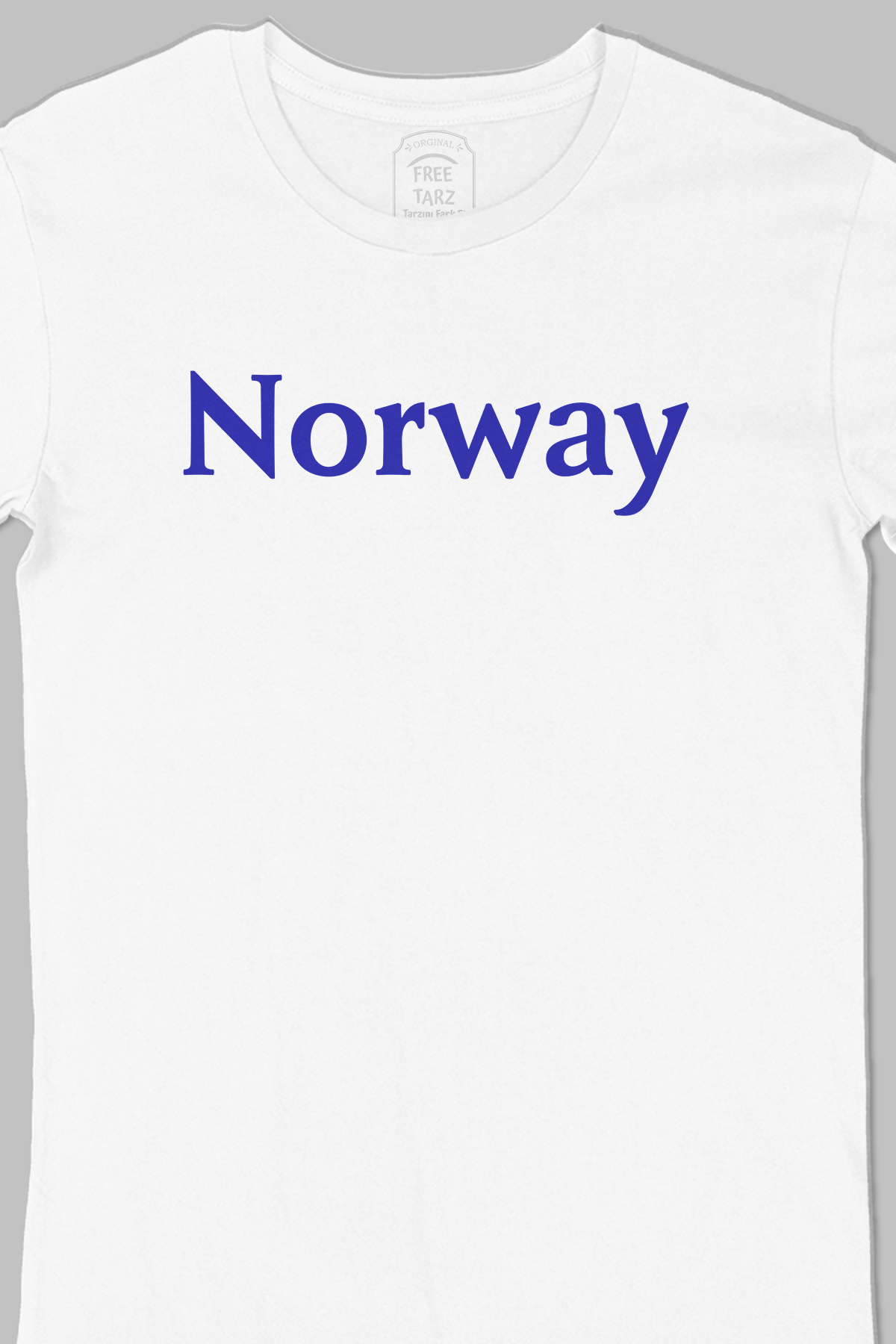 Norveç Norway Büyük Baskılı Beyaz Tişört Norveç Norway Büyük Baskılı Beyaz Tişört - Ücretsiz Kargo