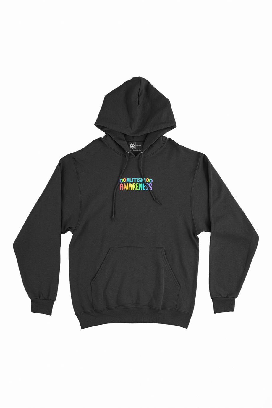 Otizm Farkındalık Minimal Kapşonlu Sweatshirt Hoodie Otizm Farkındalık Minimal Kapşonlu Sweatshirt Hoodie - Ücretsiz Kargo