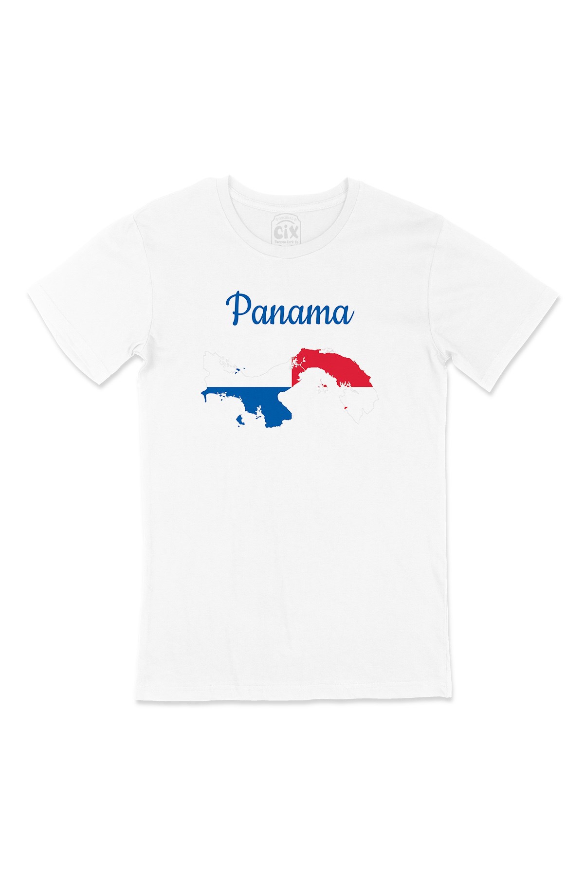 Panama Haritalı ve Bayraklı Tişört