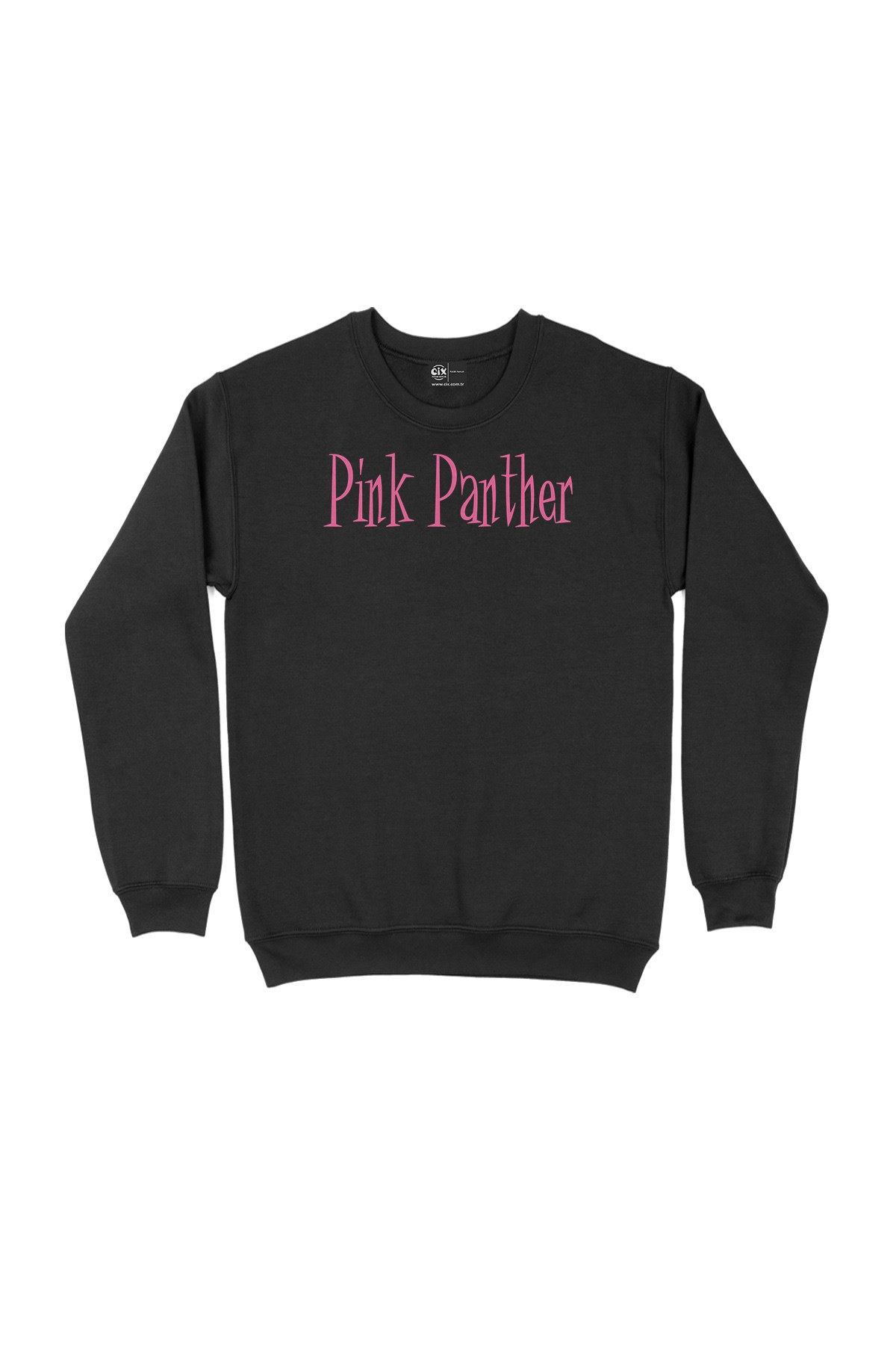 Pembe Panter Siyah Sweatshirt