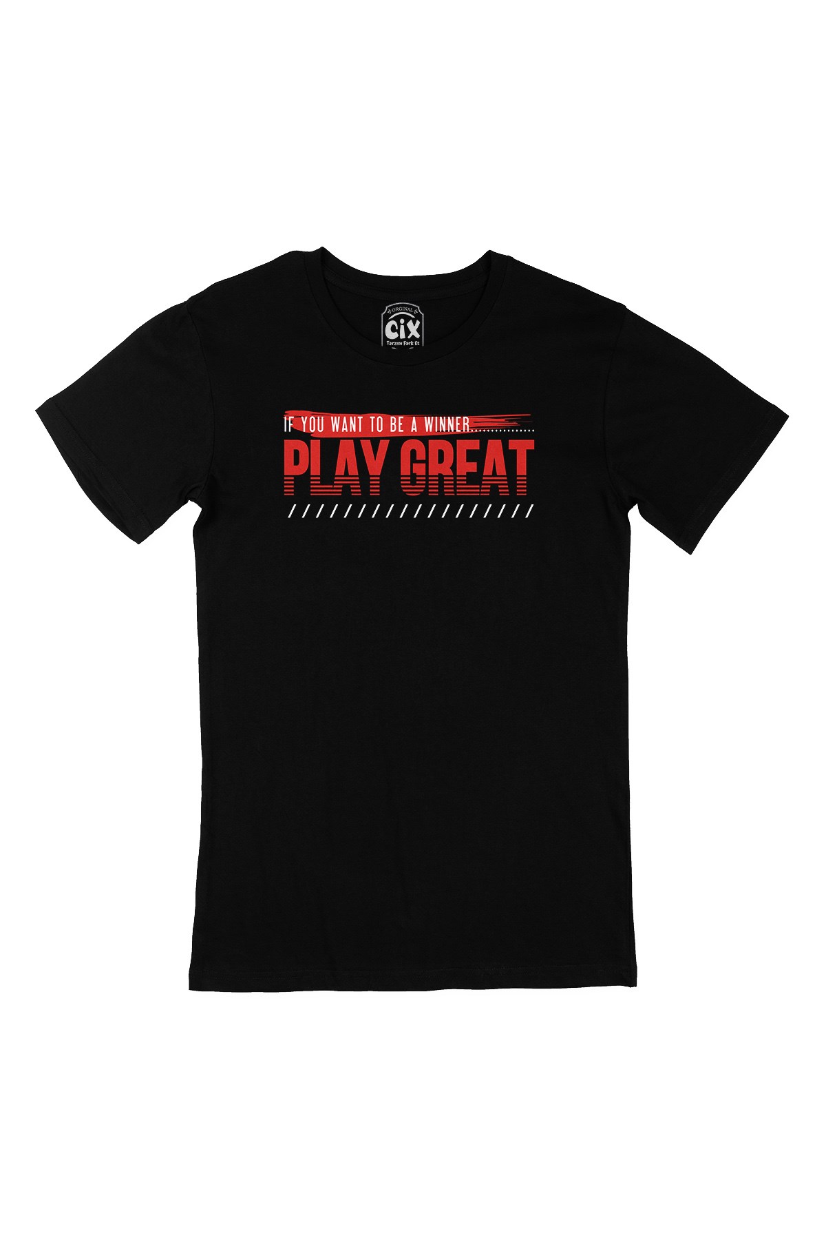 Play Great Siyah Tişört