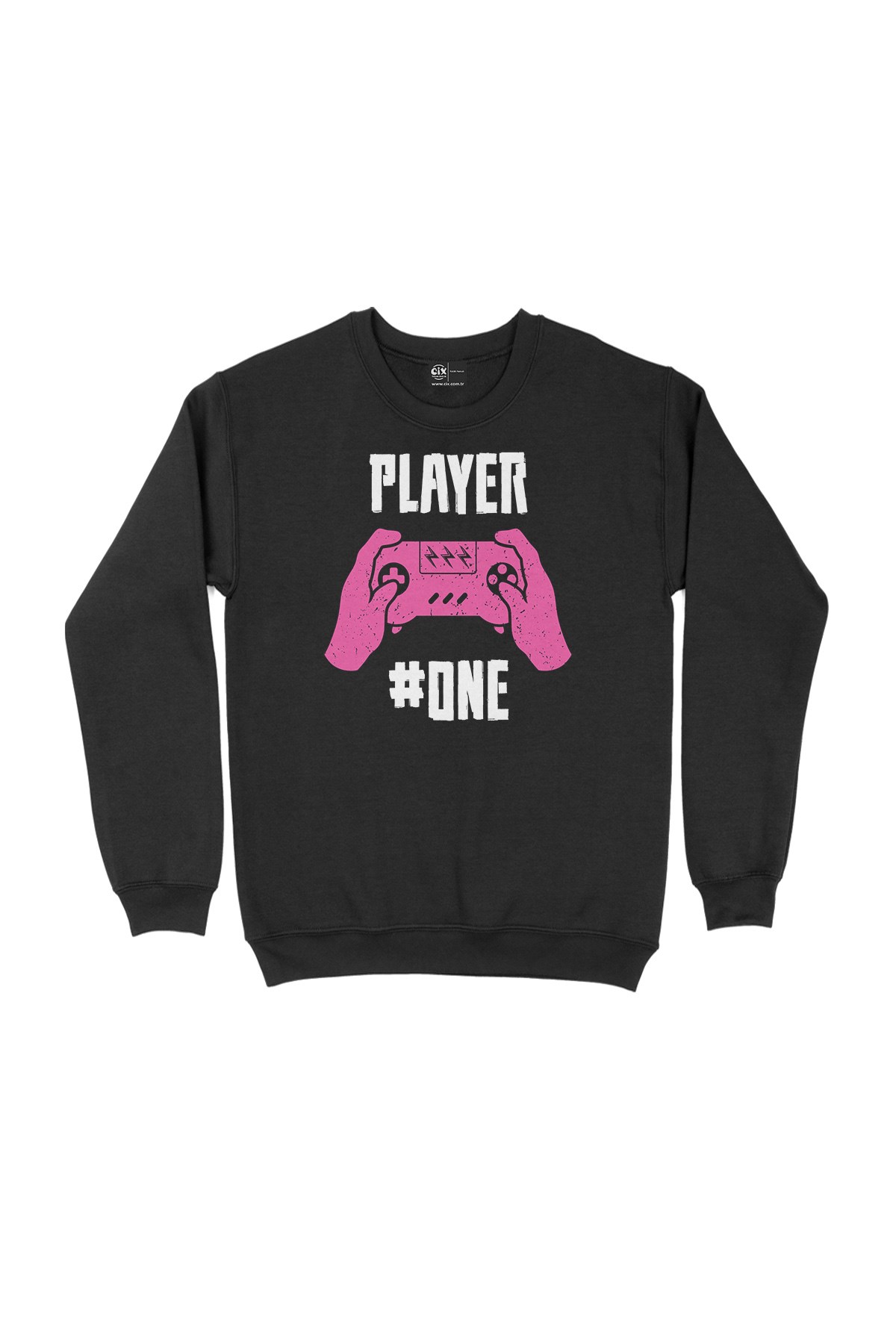Player One  Siyah Sweatshirt