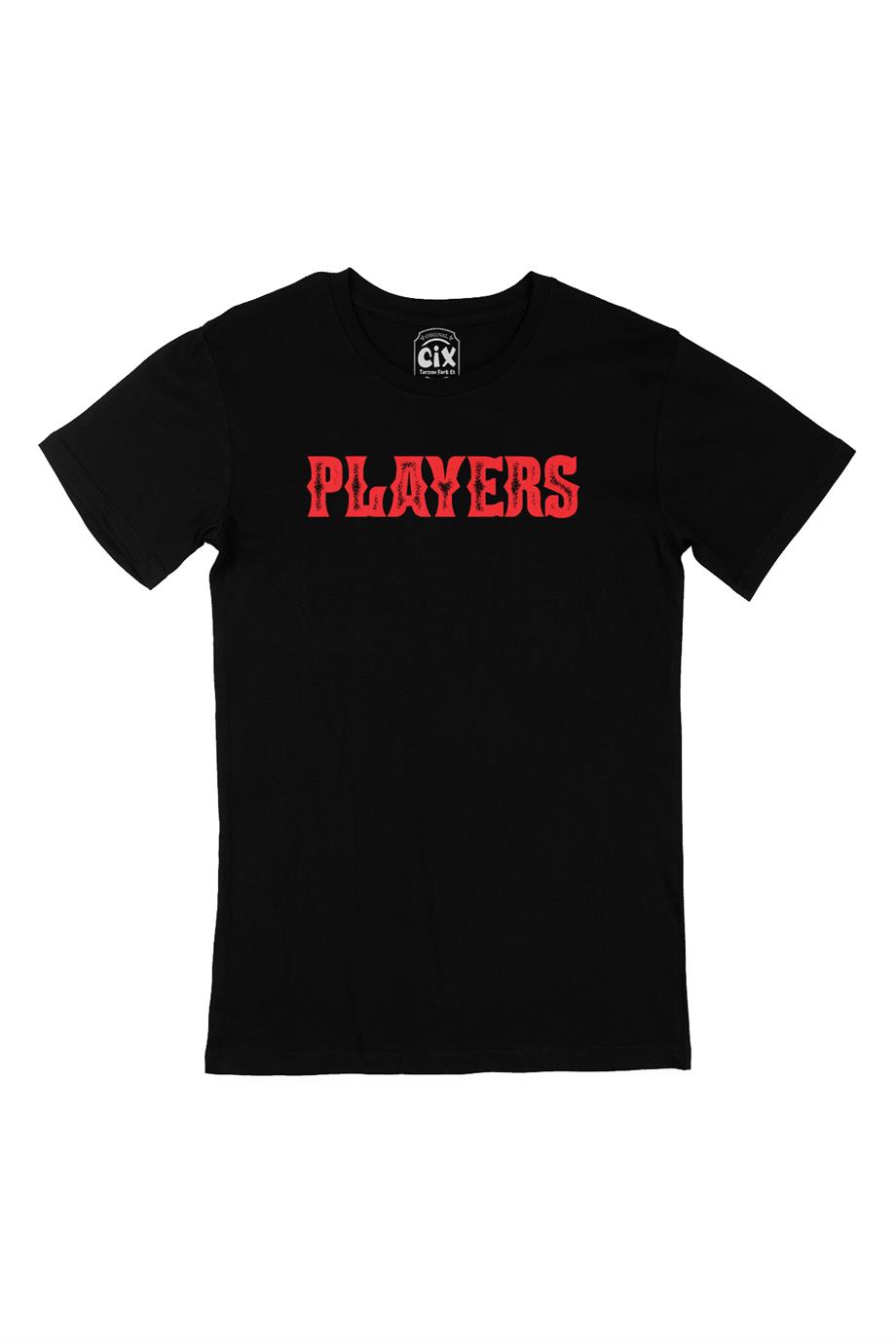 Players Oyuncular Siyah Tişört