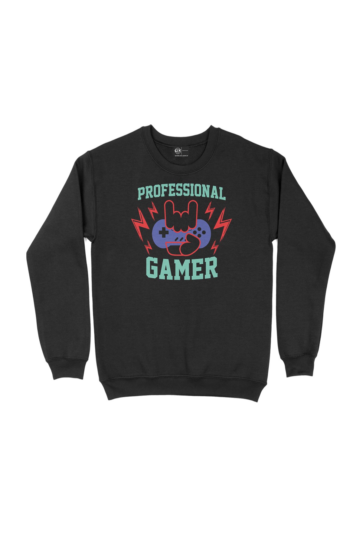 Professional Gamer Siyah Sweatshirt