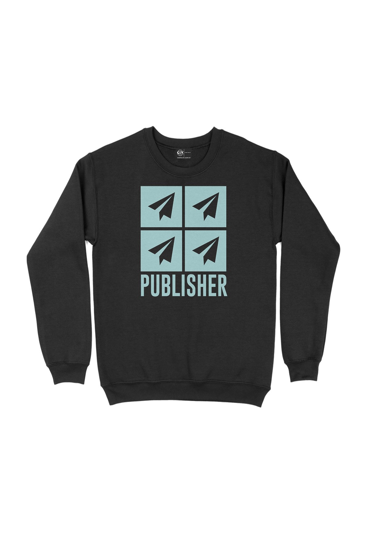 Publisher Siyah Sweatshirt