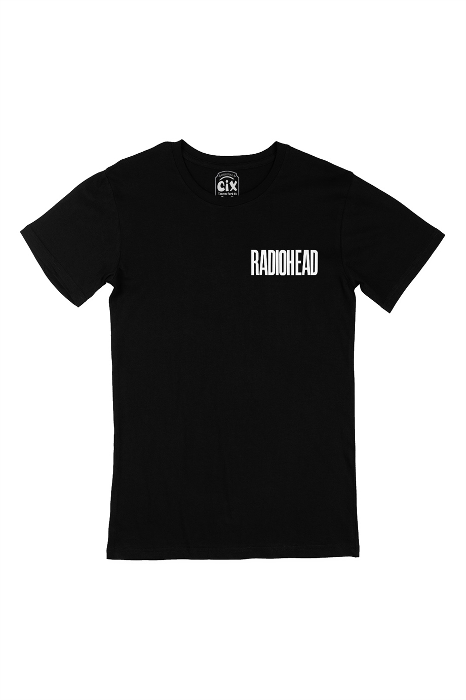 Radiohead Cep Logo Tasarımlı Siyah Tişört
