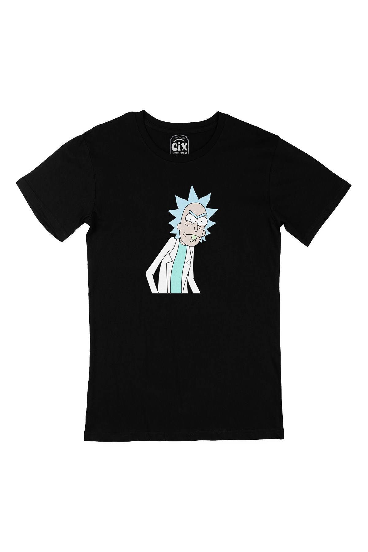 Rick And Morty Siyah Tişört