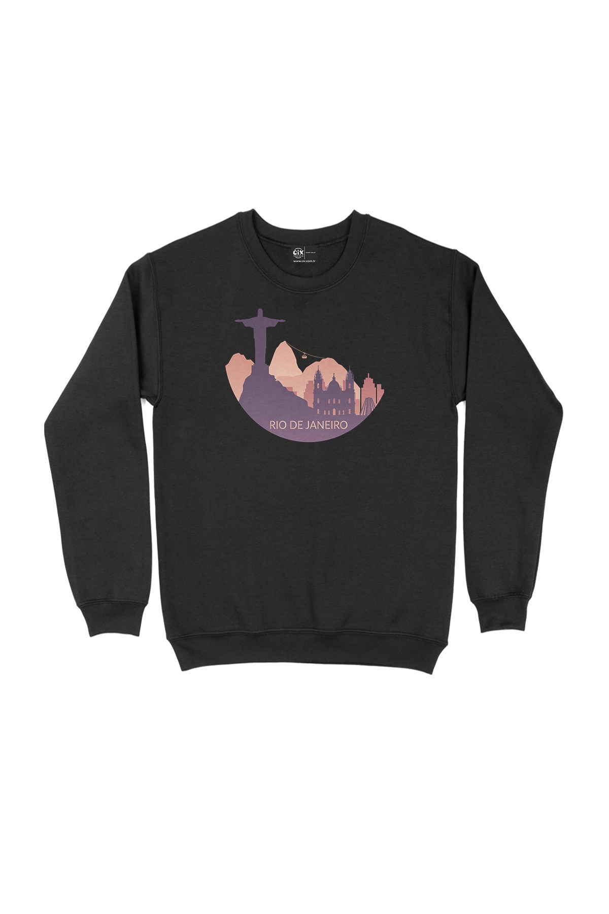 Rio de Janeiro Siyah Sweatshirt