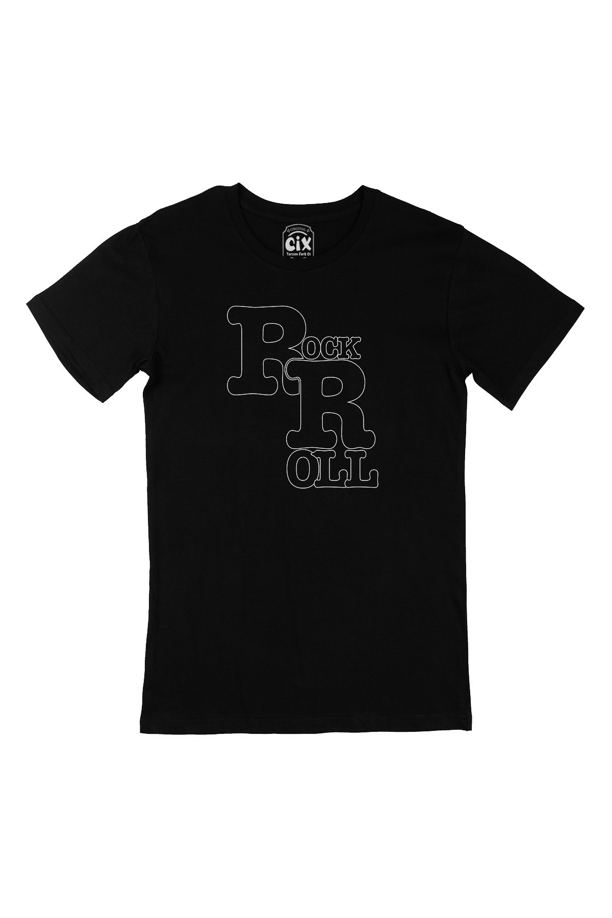 Rock And Roll R Siyah Tişört