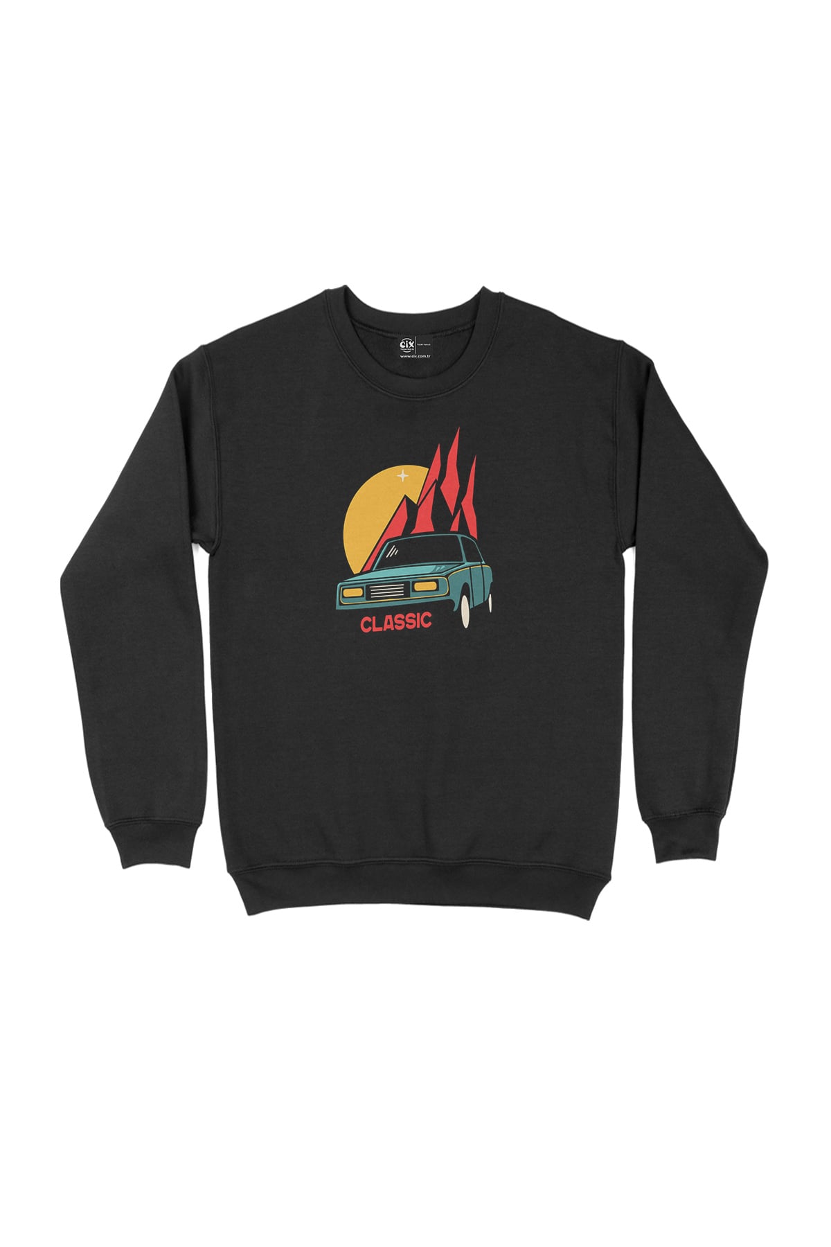 Şahin Doğan Klasik Siyah Sweatshirt
