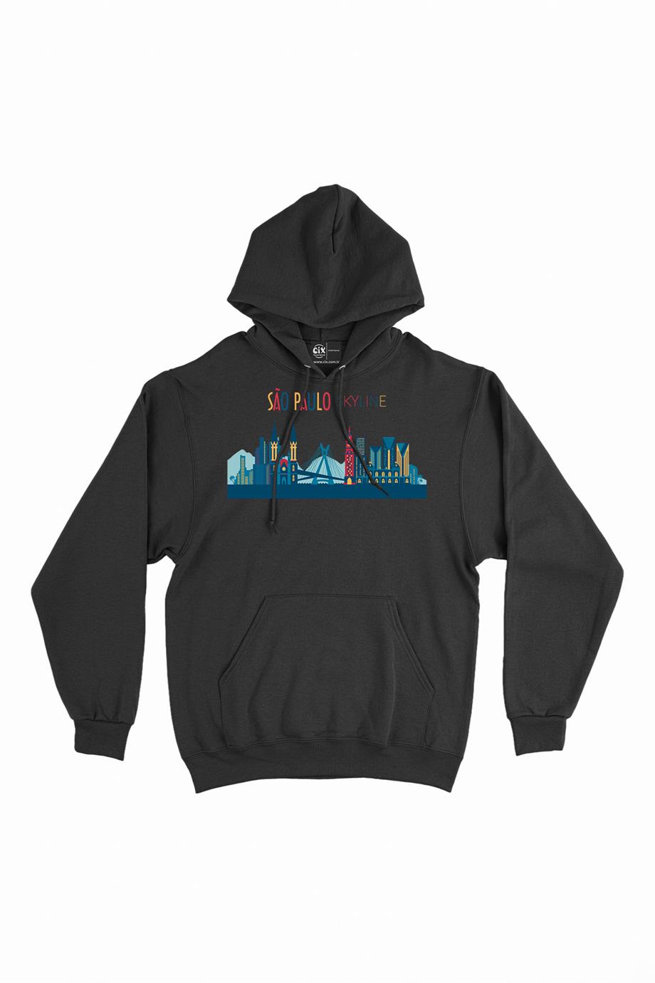 Sao Paulo Brasil Renkli Kapşonlu Sweatshirt Hoodie Sao Paulo Brasil Renkli Kapşonlu Sweatshirt Hoodie - Ücretsiz Kargo