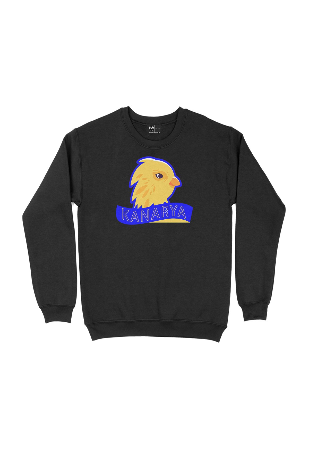 Sarı Kanarya Siyah Sweatshirt