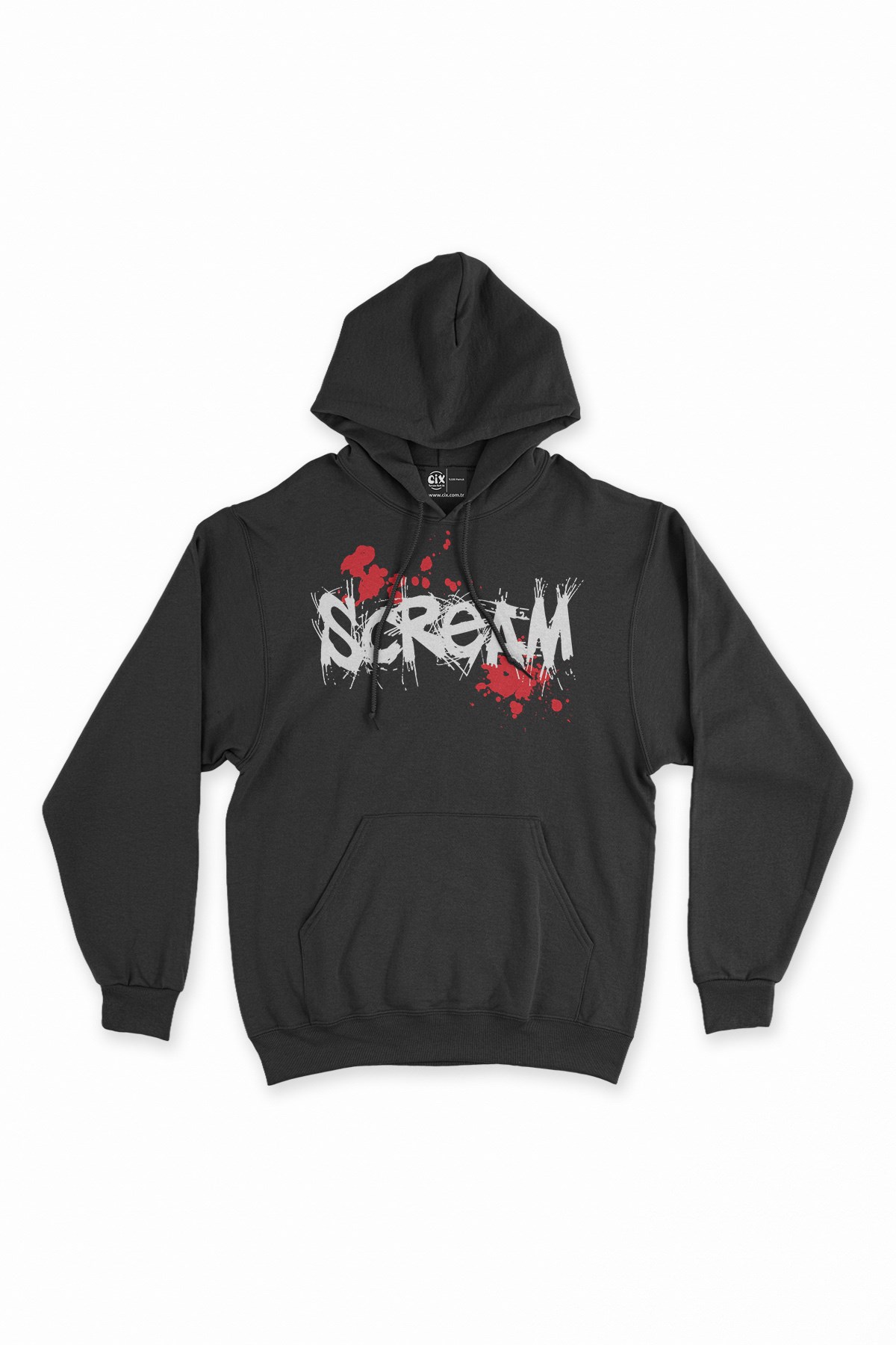 Scream Çığlık Kapşonlu Sweatshirt Hoodie
