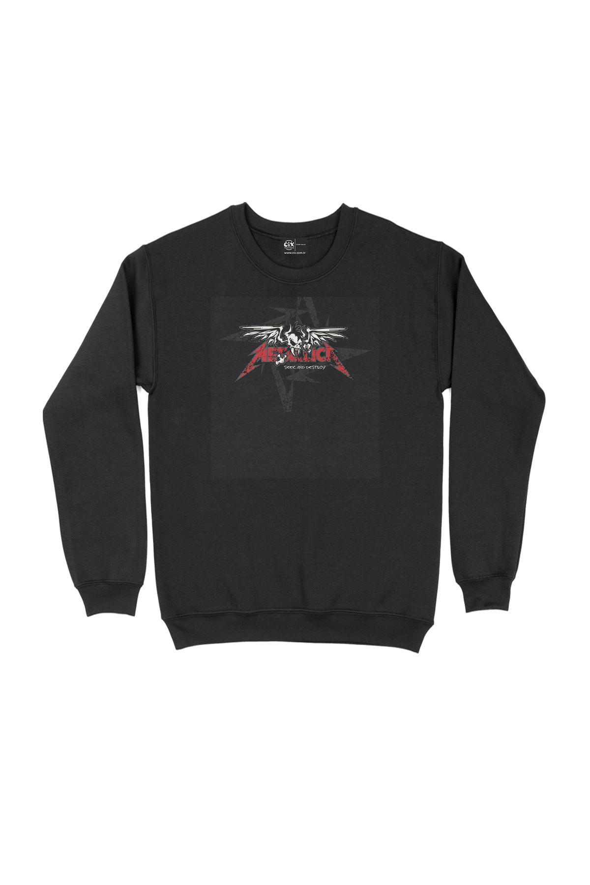 Seek And Destroy Metallica Siyah Sweatshirt