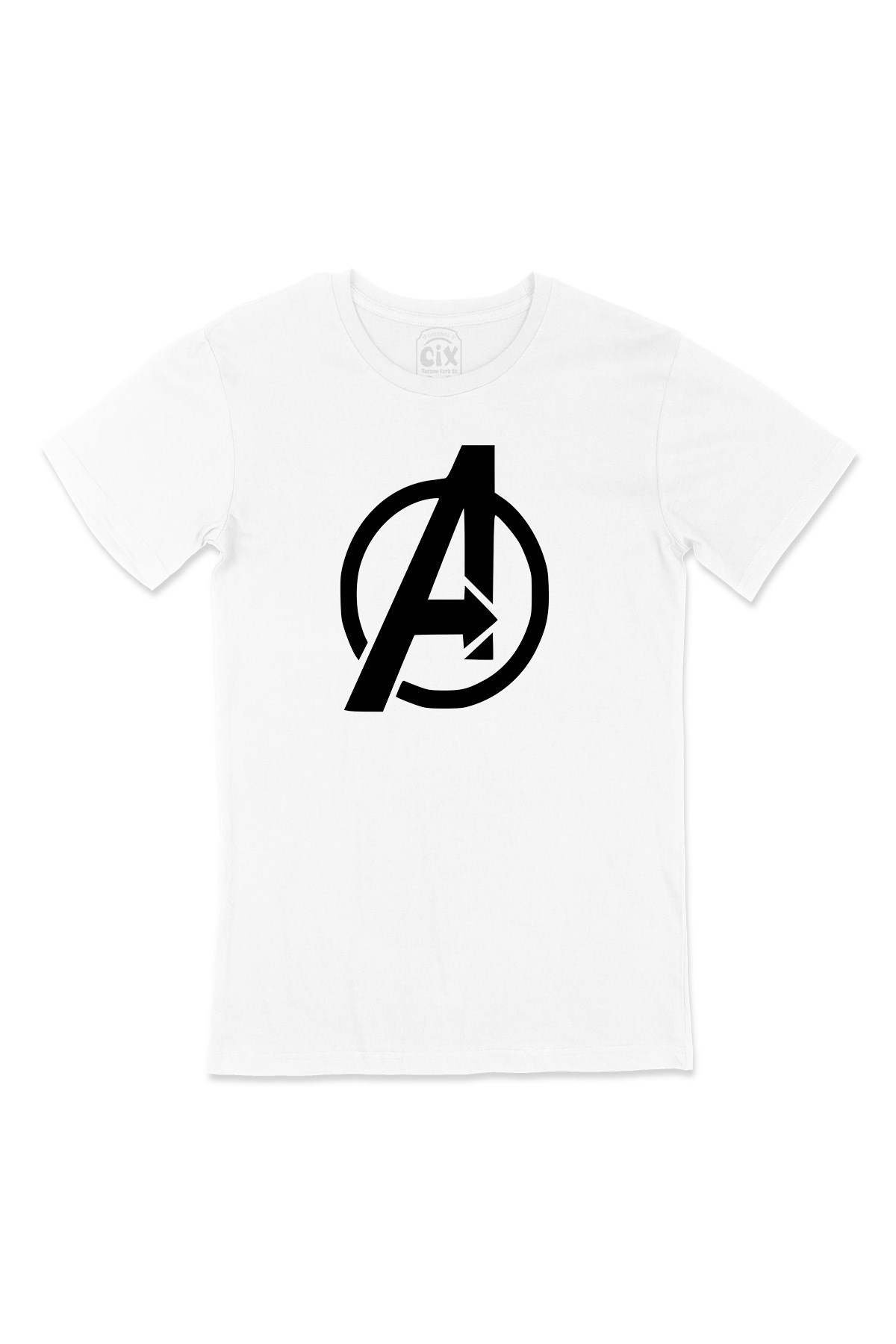 Siyah Avengers Logolu Tişört