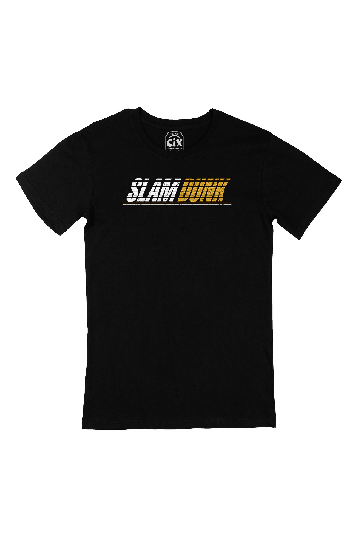 Slam Dunk Basket Siyah Tişört