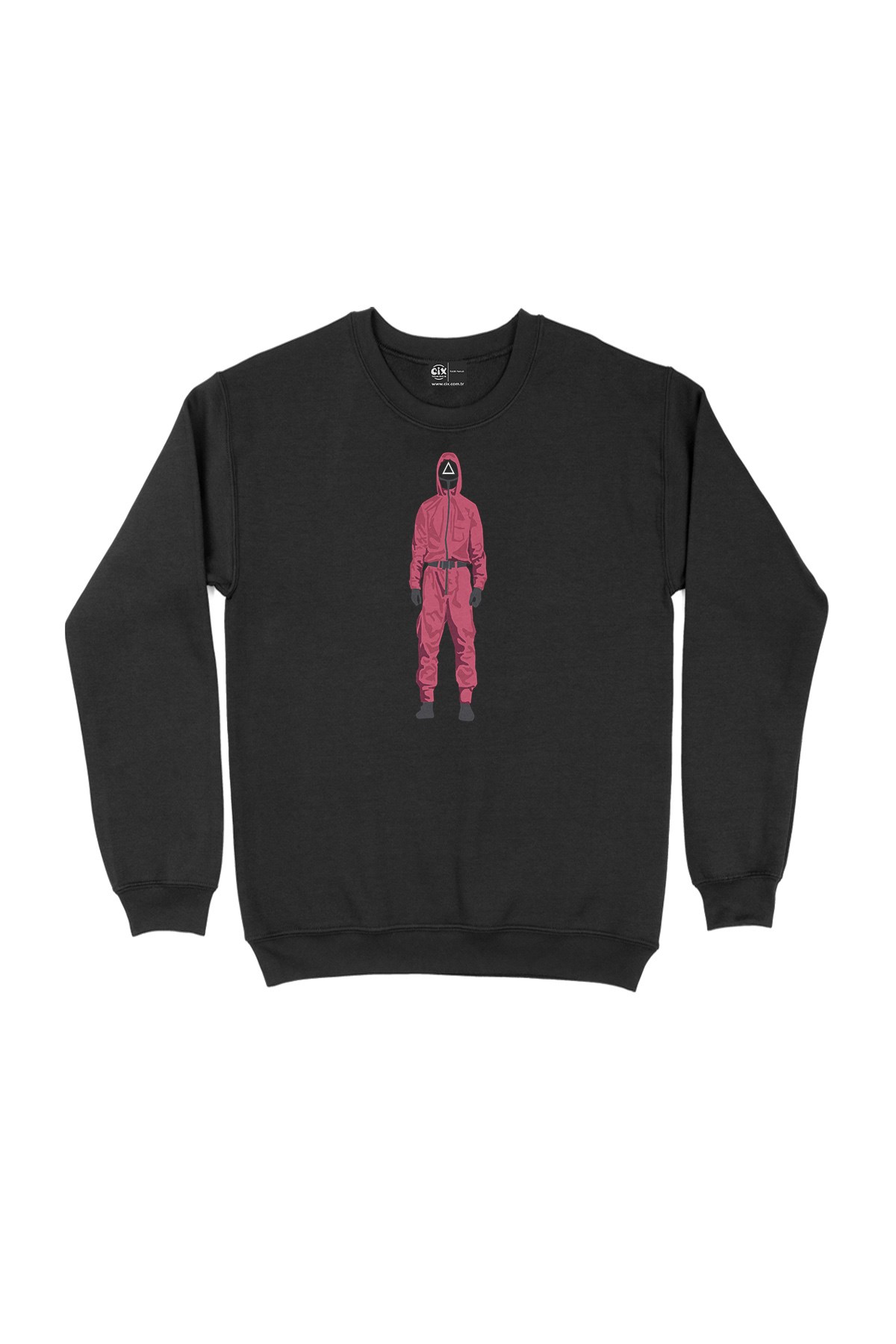 Squid Game Asker Siyah Sweatshirt 