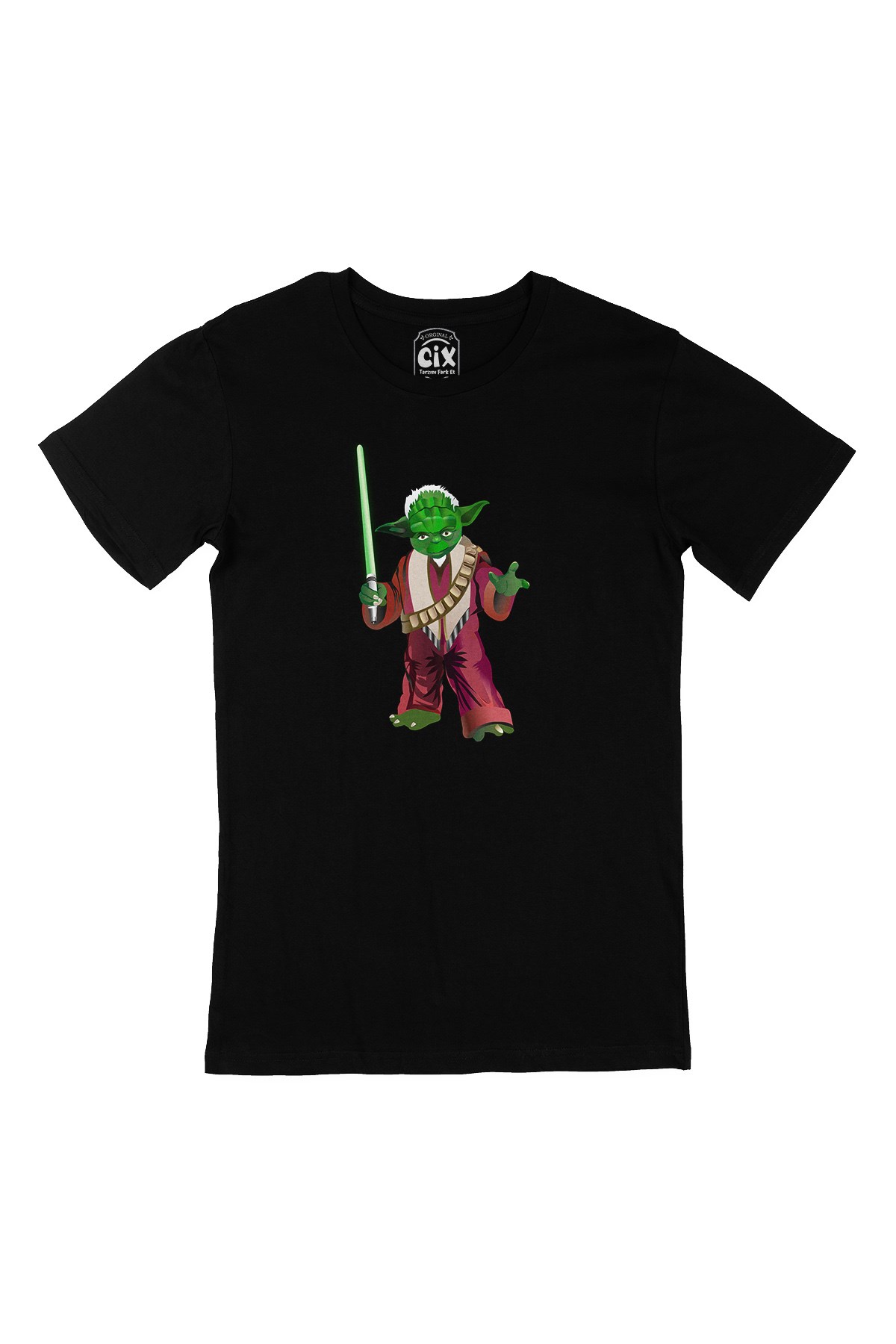Star Wars Jedi Yoda Siyah Tişört