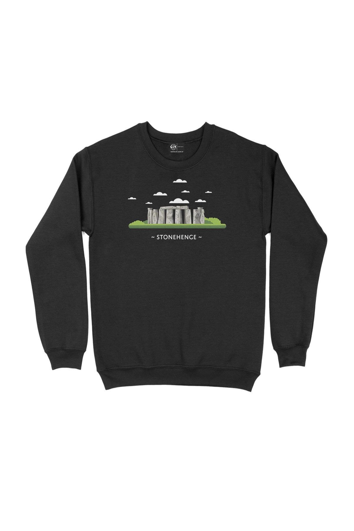 Stonehenge Siyah Sweatshirt