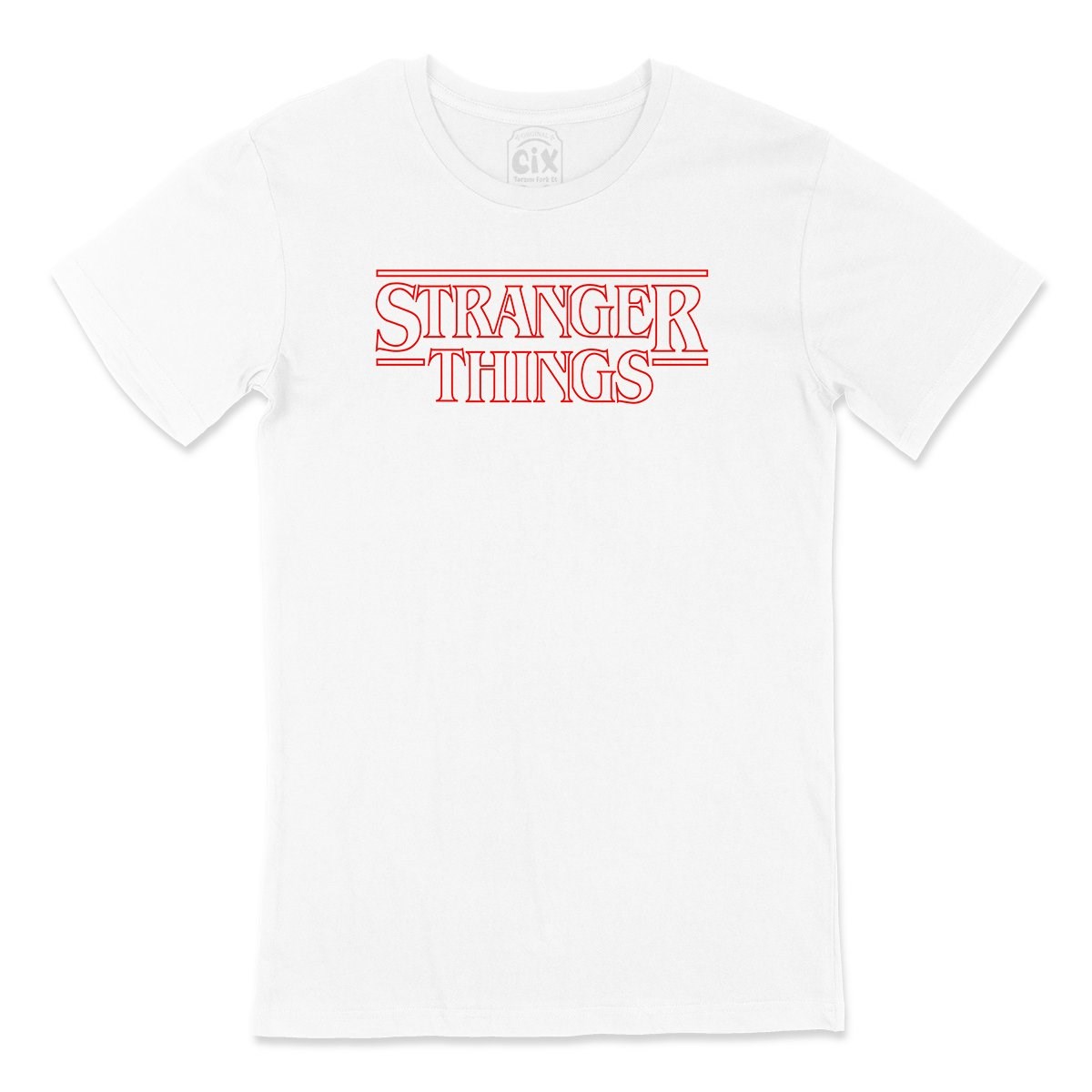 Stranger Things Çizgili Tişört