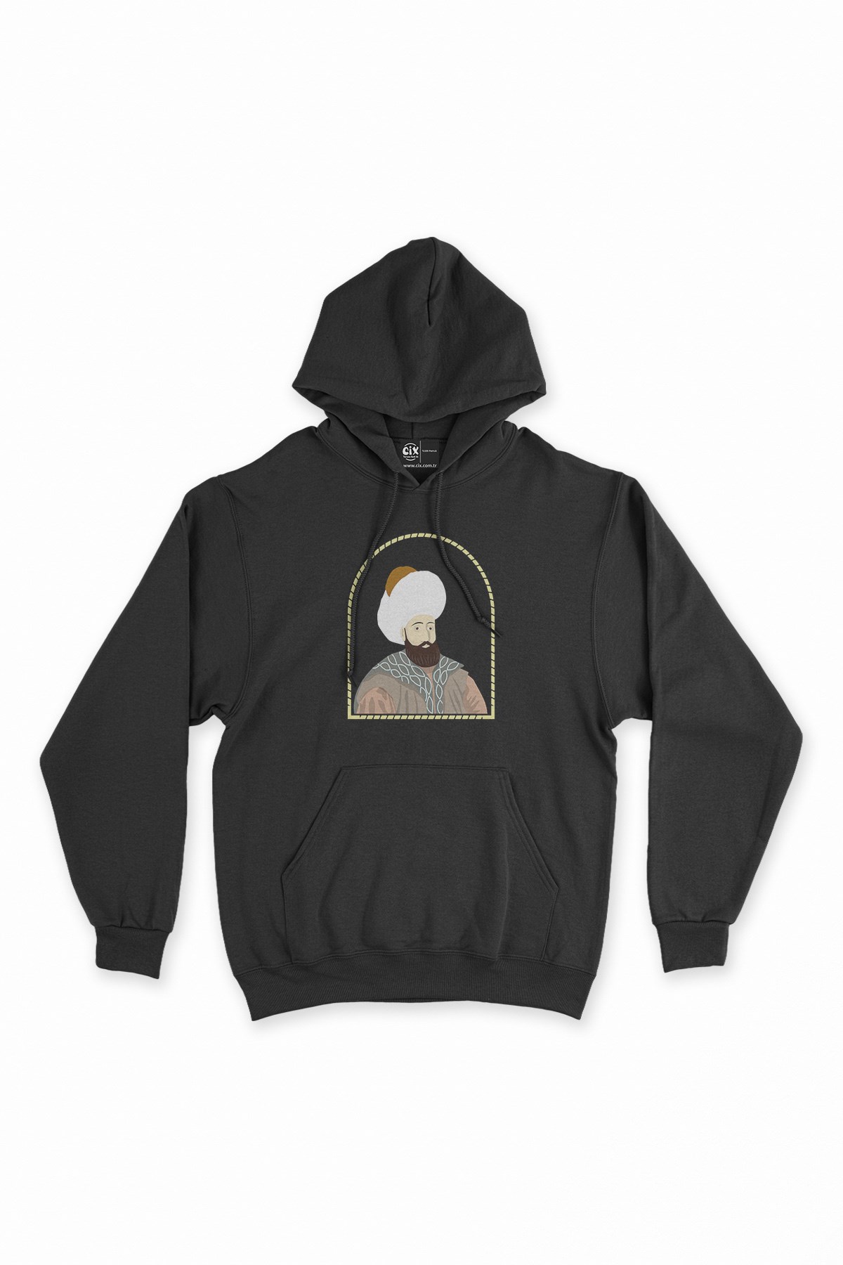 Sultan Beyazıt Siyah Kapşonlu Sweatshirt Hoodie