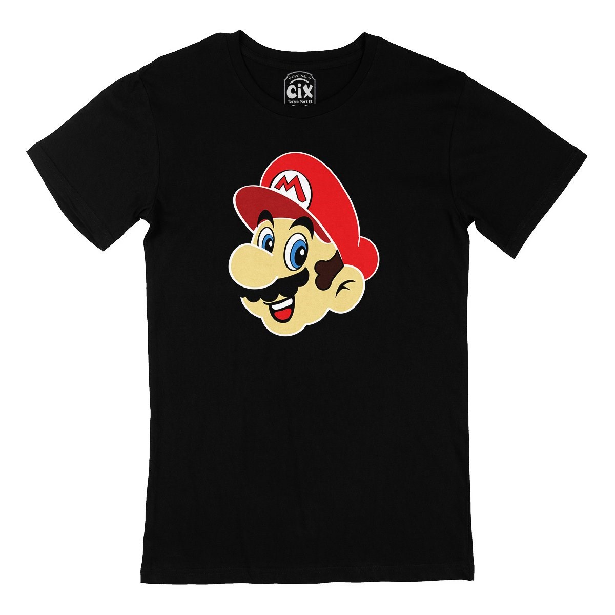 Super Mario Siyah Tişört