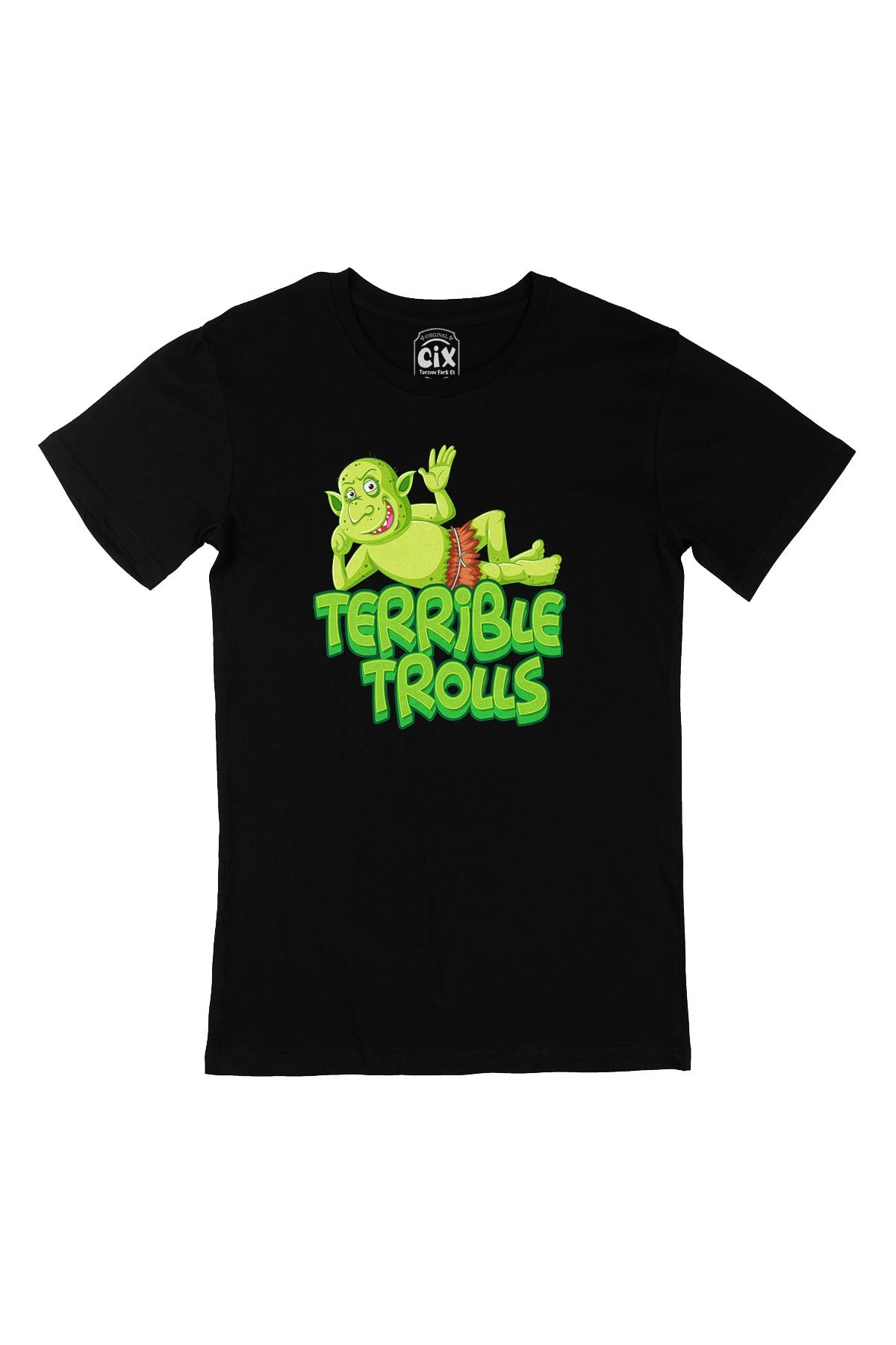 Terrible Trolls Siyah Tişört