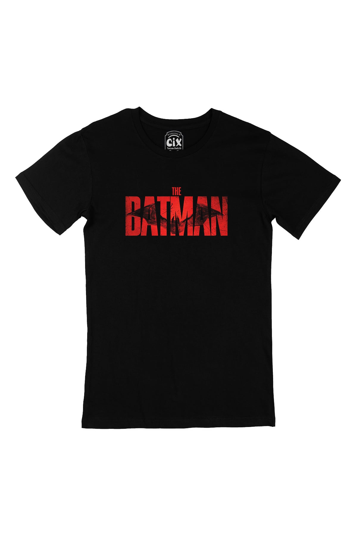 The Batman Baskılı Siyah Tişört