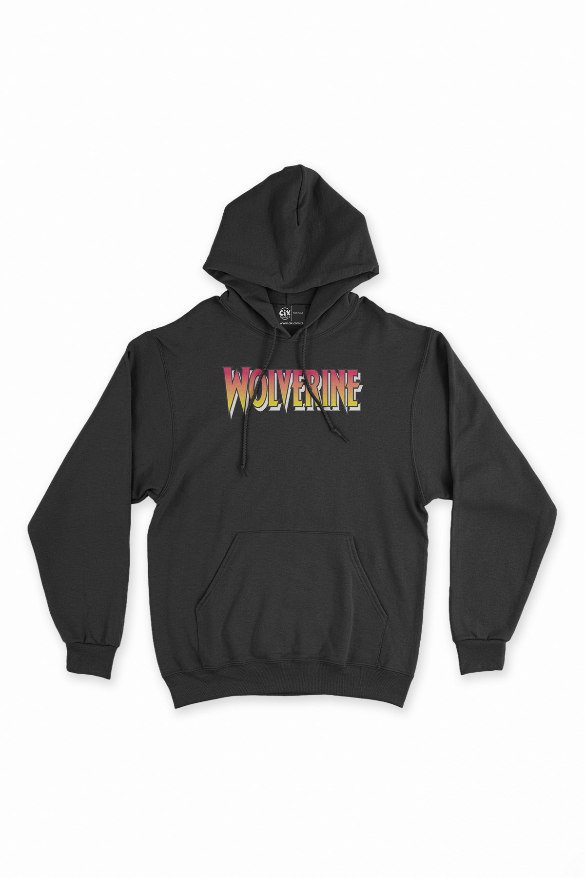 The Wolverine Siyah Kapşonlu Sweatshirt Hoodie