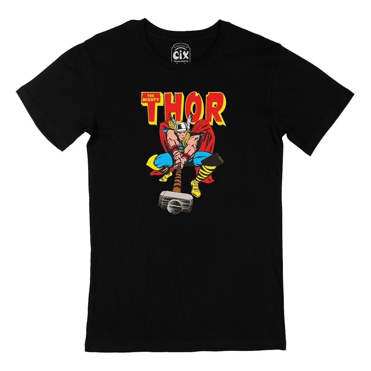Thor The Mighty Avenger Siyah Tişört