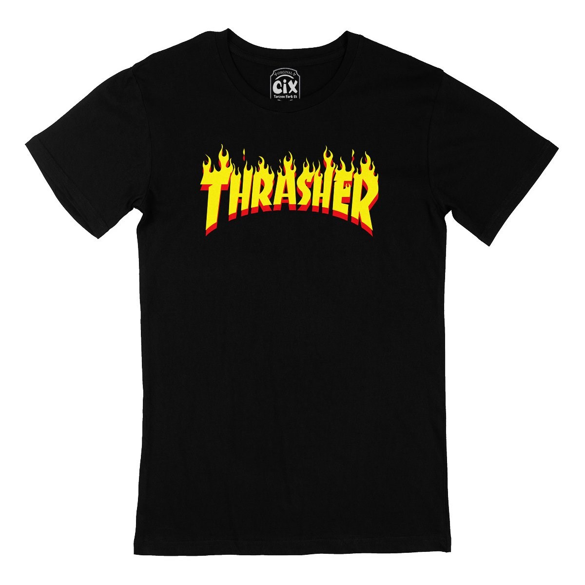 Thrasher Siyah Tişört