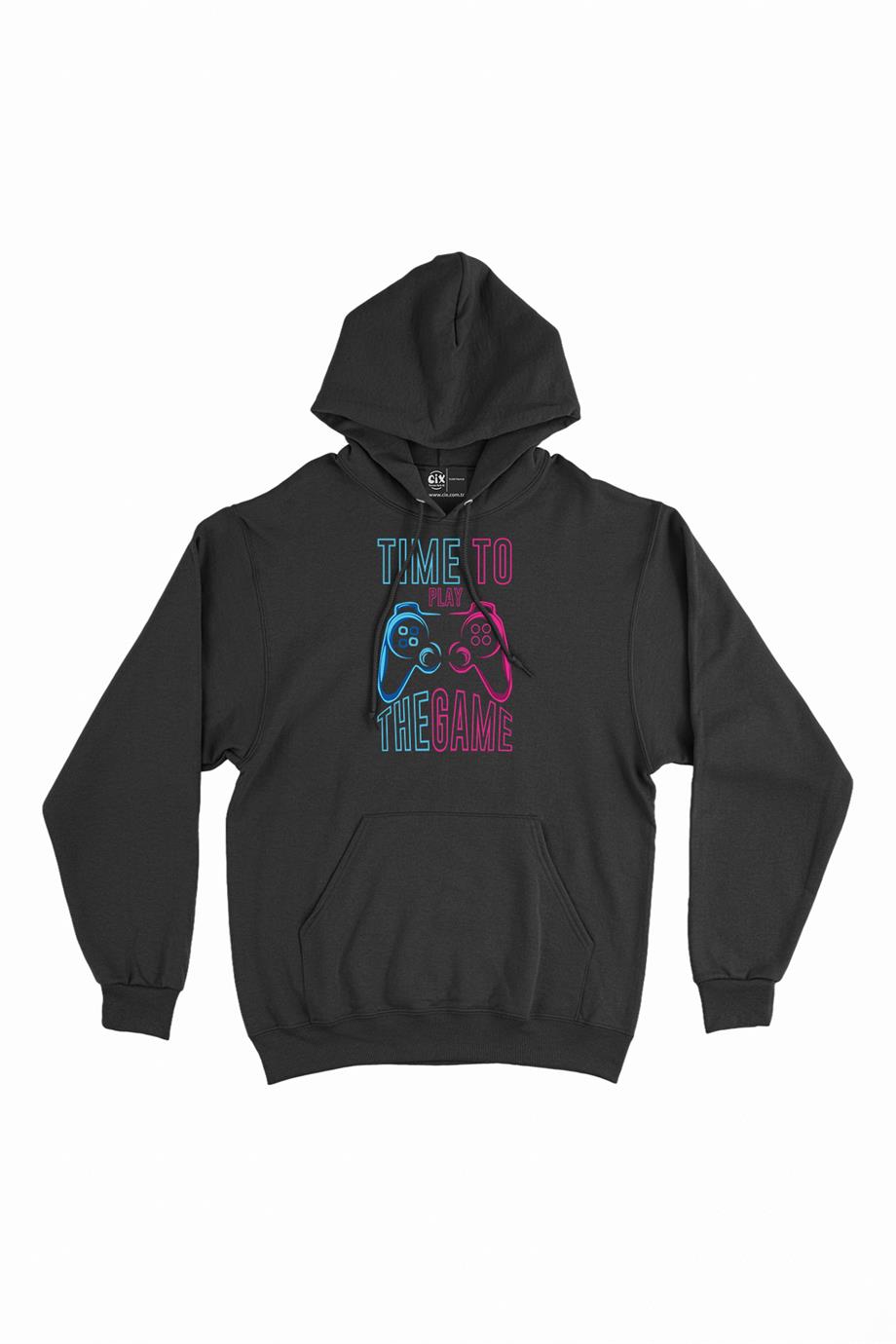 Time To Play The Game Kapşonlu Sweatshirt Hoodie Time To Play The Game Kapşonlu Sweatshirt Hoodie - Ücretsiz Kargo