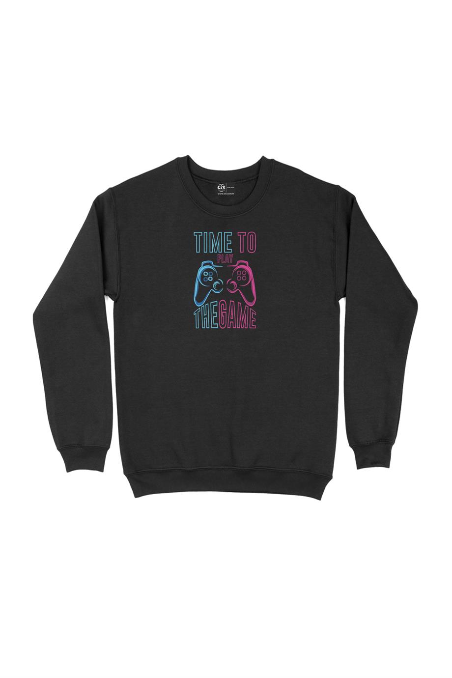 Time To Play The Game Sweatshirt Time To Play The Game Sweatshirt - Ücretsiz Kargo
