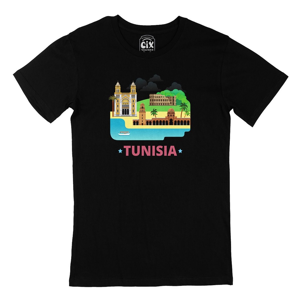 Tunus Siyah Tişört