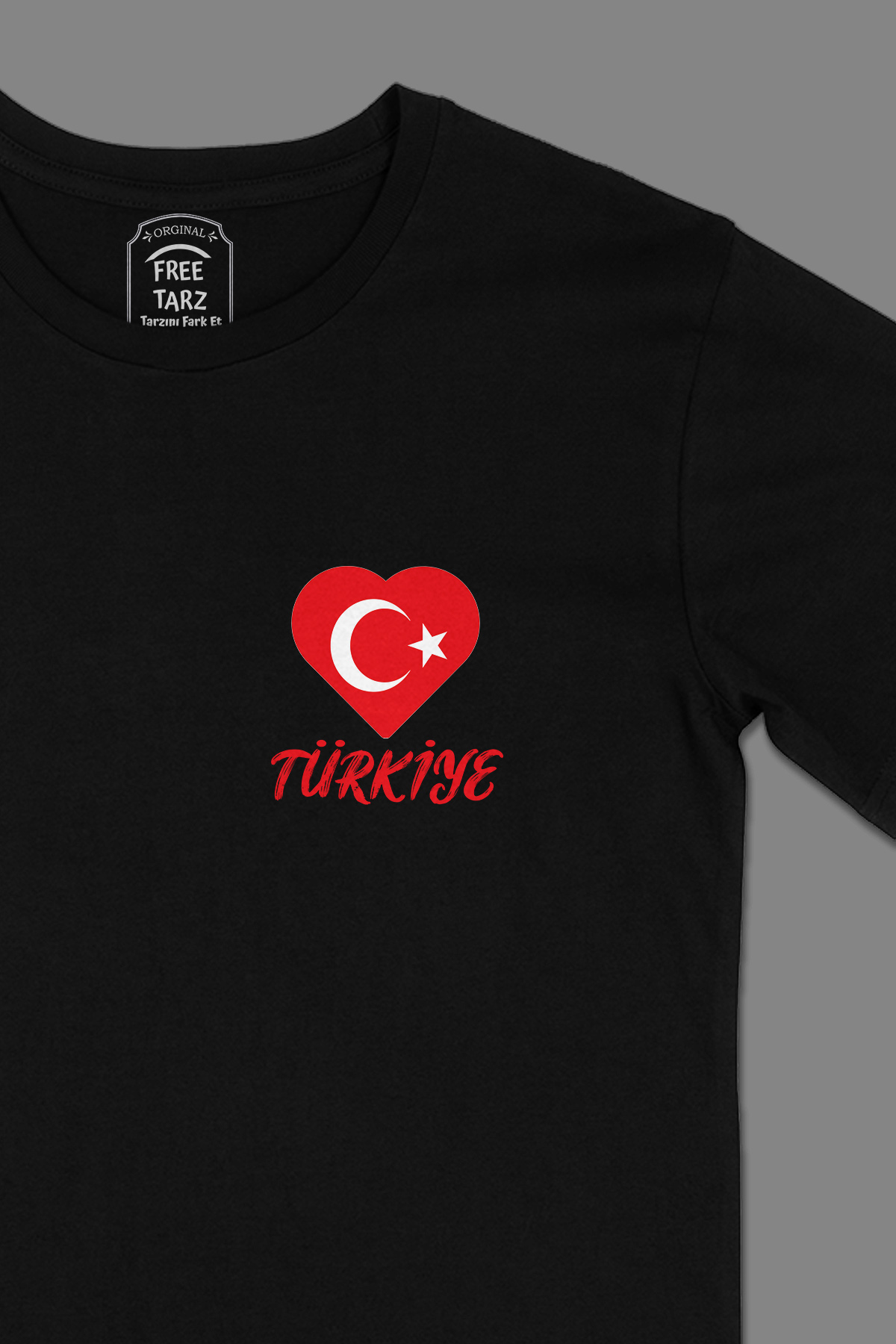 Türkiye Baskılı Cep Tasarım Siyah Tişört Türkiye Baskılı Cep Tasarım Siyah Tişört - Ücretsiz Kargo