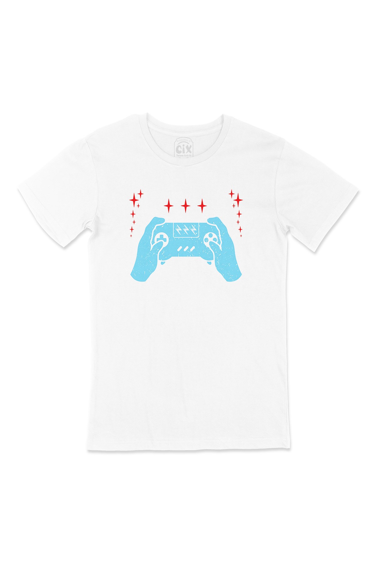 Turkuaz Joystick Tişört