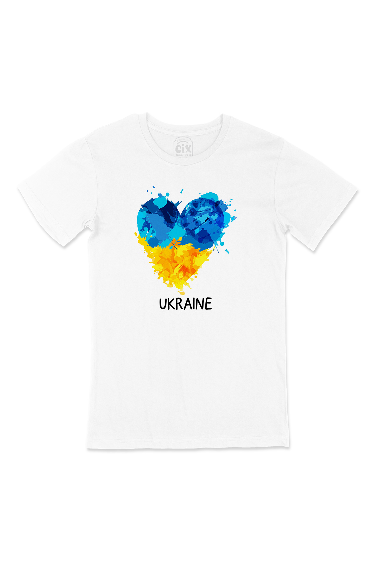 Ukraine Ukrayna Kalpli Tişört