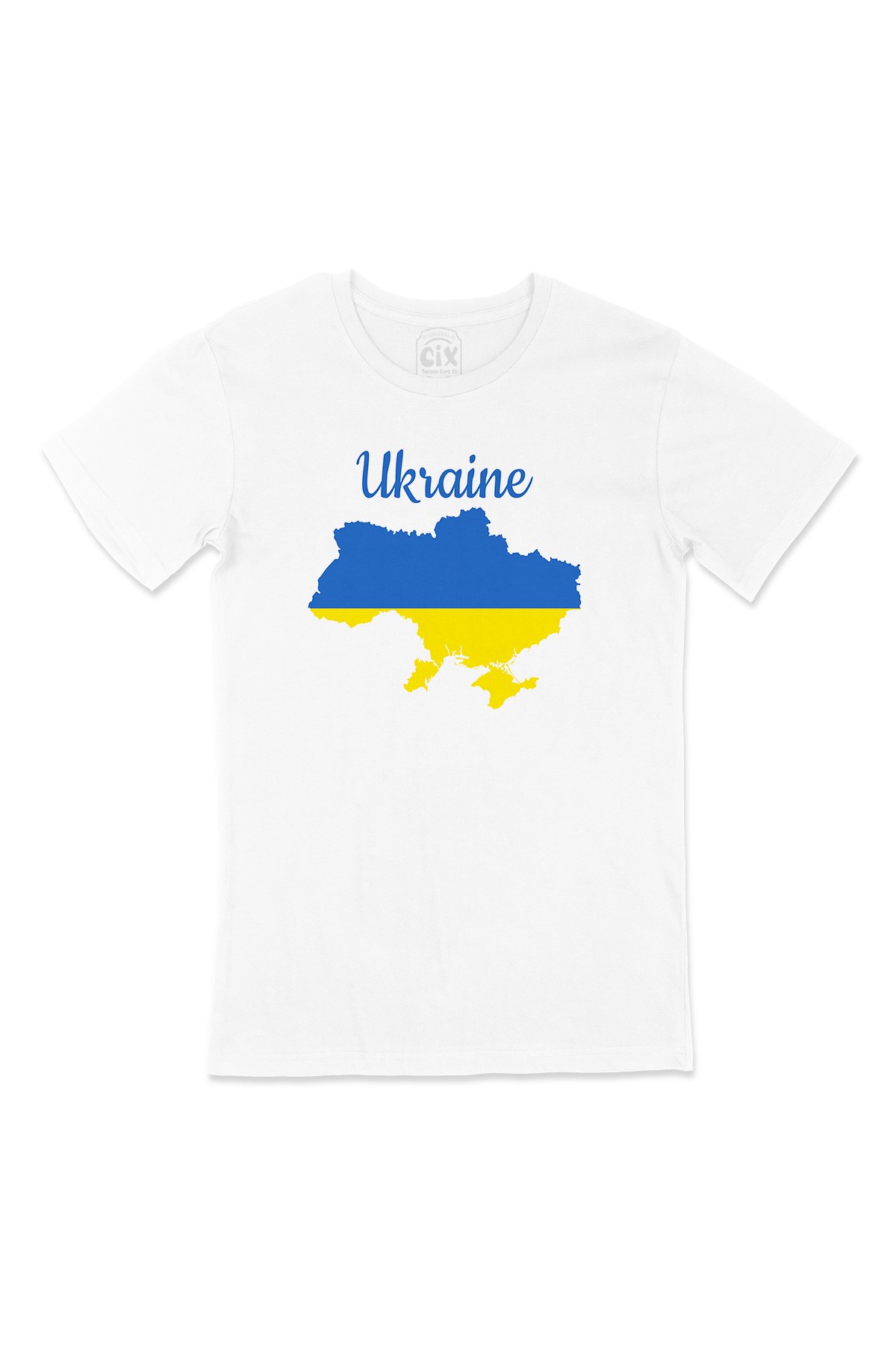 Ukrayna Haritalı ve Bayraklı Tişört