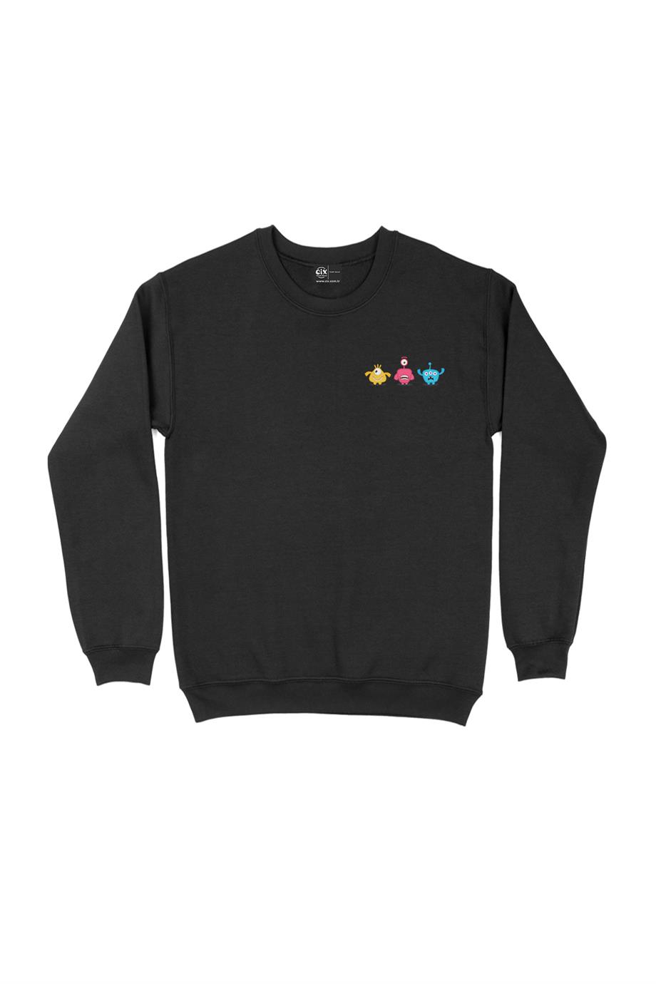 Uzaylı Anime Tasarımlı Cep Tasarım Baskılı Sweatshirt Uzaylı Anime Tasarımlı Cep Tasarım Baskılı Sweatshirt - Ücretsiz Kargo