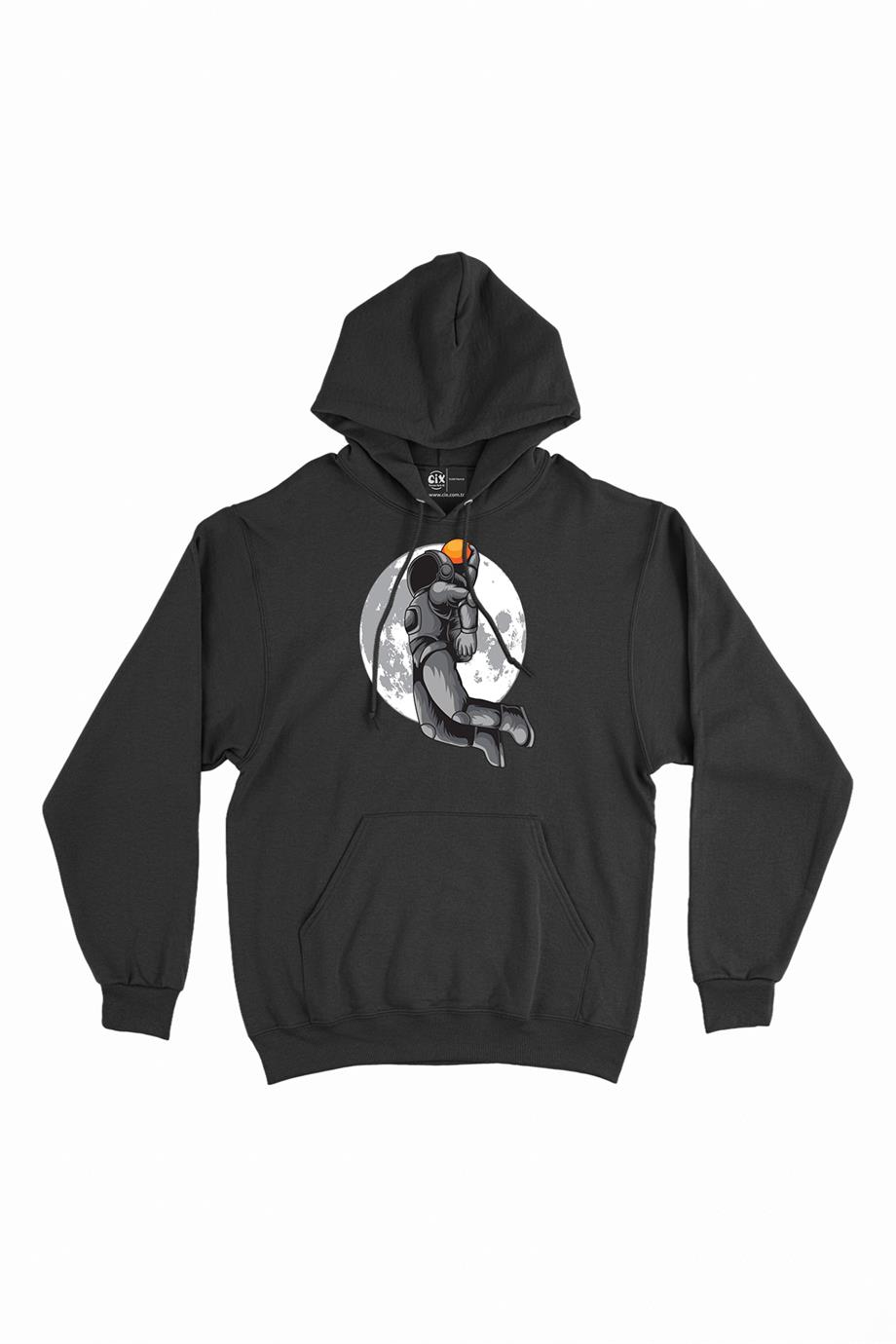Uzaylı Astronot Basketbolcu Kapşonlu Sweatshirt Hoodie Uzaylı Astronot Basketbolcu Kapşonlu Sweatshirt Hoodie - Ücretsiz Kargo
