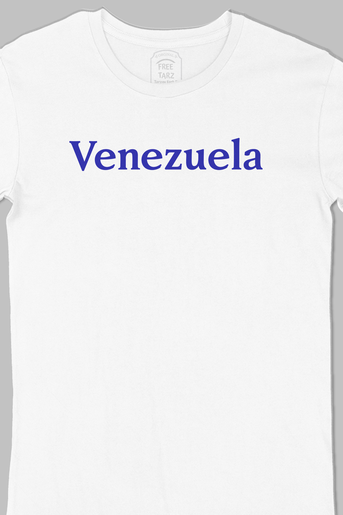 Venezuela Büyük Baskılı Beyaz Tişört Venezuela Büyük Baskılı Beyaz Tişört - Ücretsiz Kargo