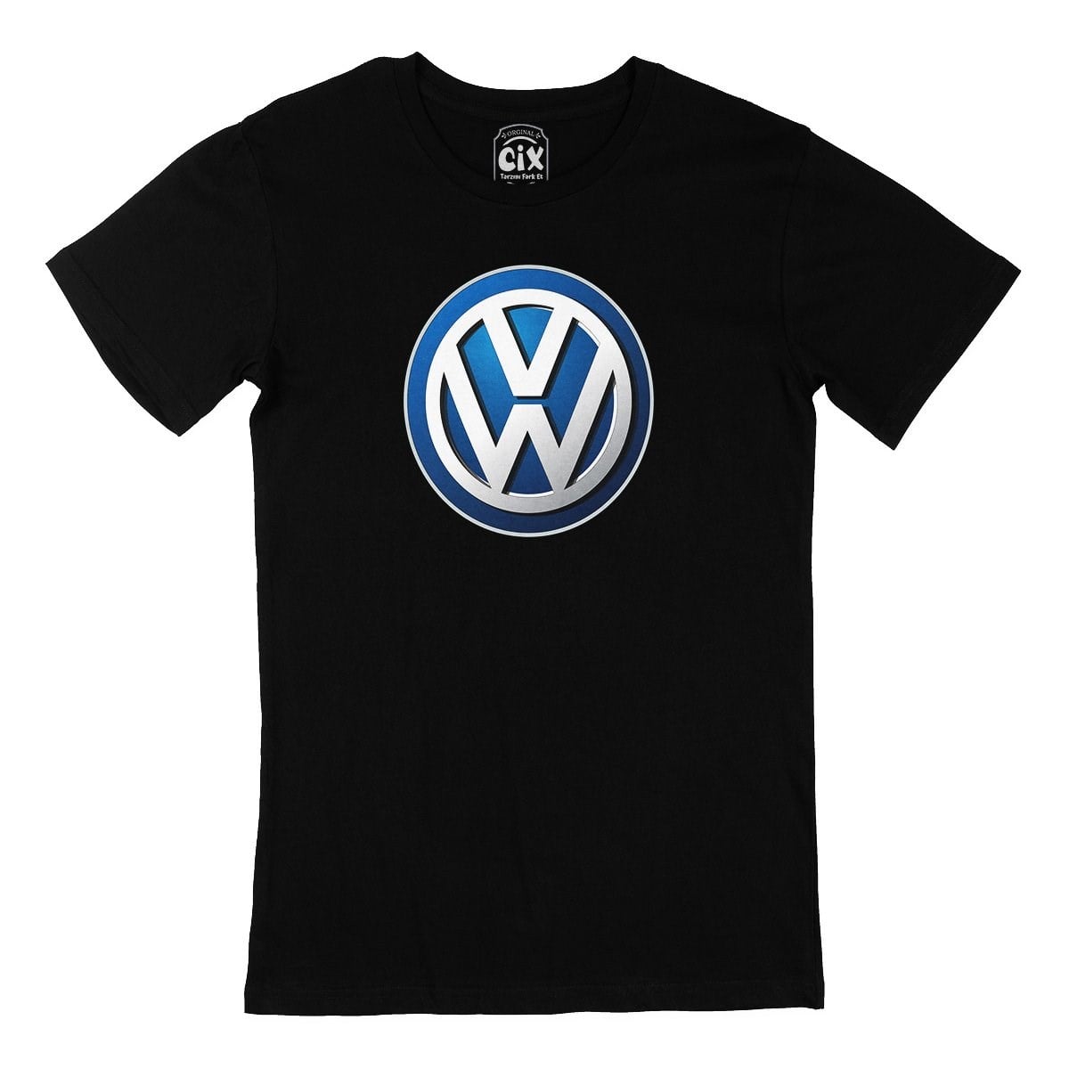 Volkswagen Logolu Siyah Tişört