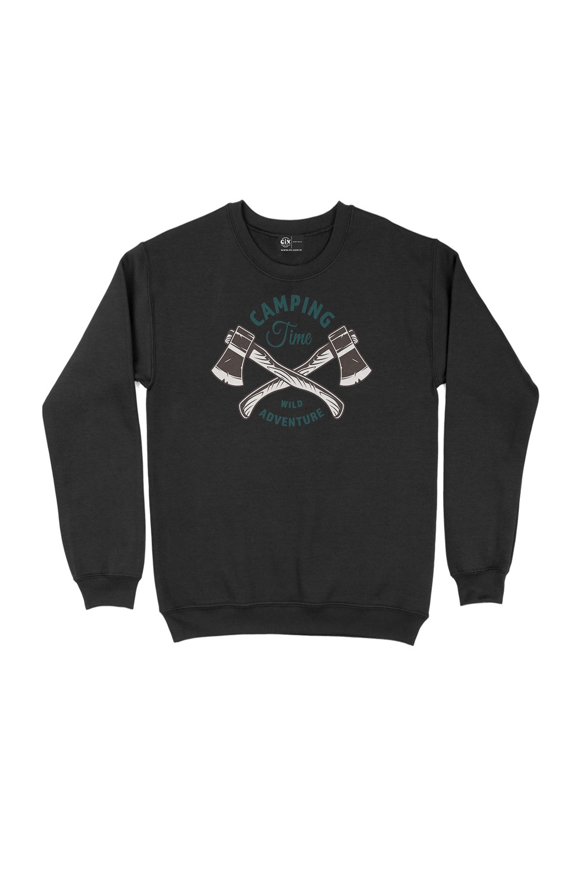 Wild Adventure Siyah Sweatshirt