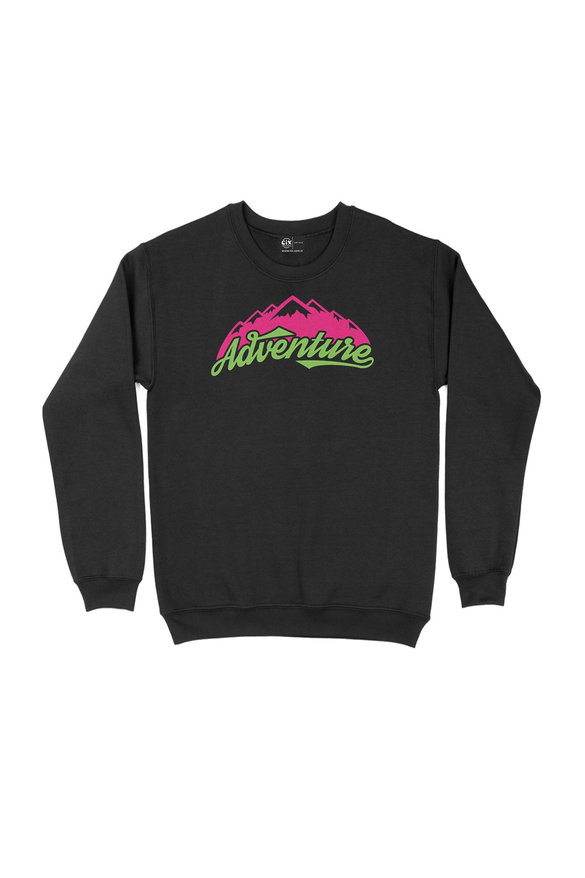 Yeşil Adventure Siyah Sweatshirt