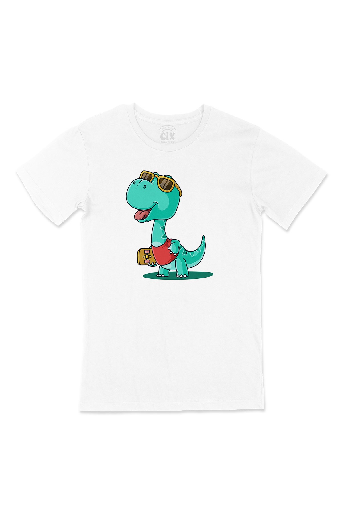 Yeşil Dinozorlu Tişört