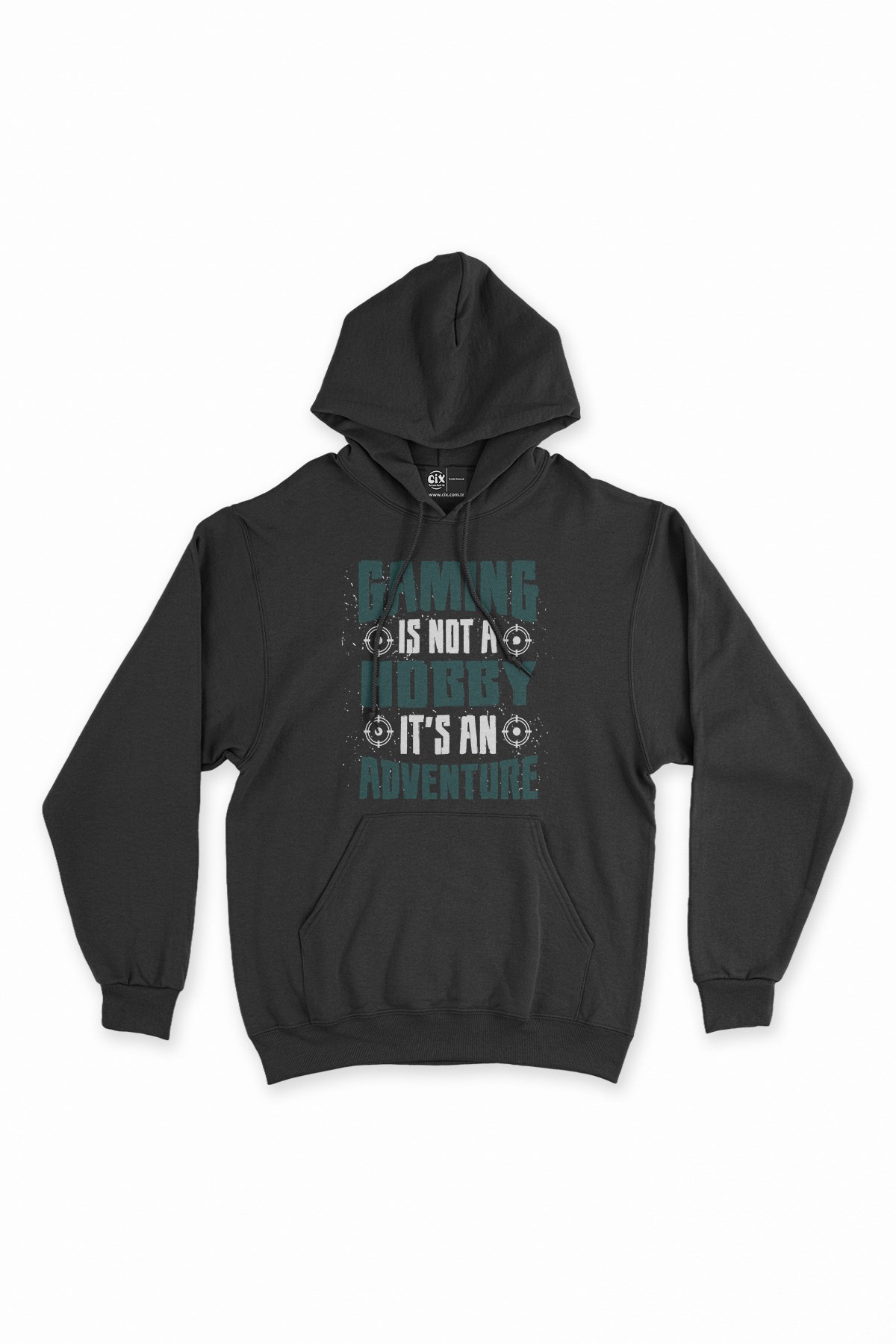 Yeşil Gaming Is Not A Hobby Siyah Kapşonlu Sweatshirt Hoodie