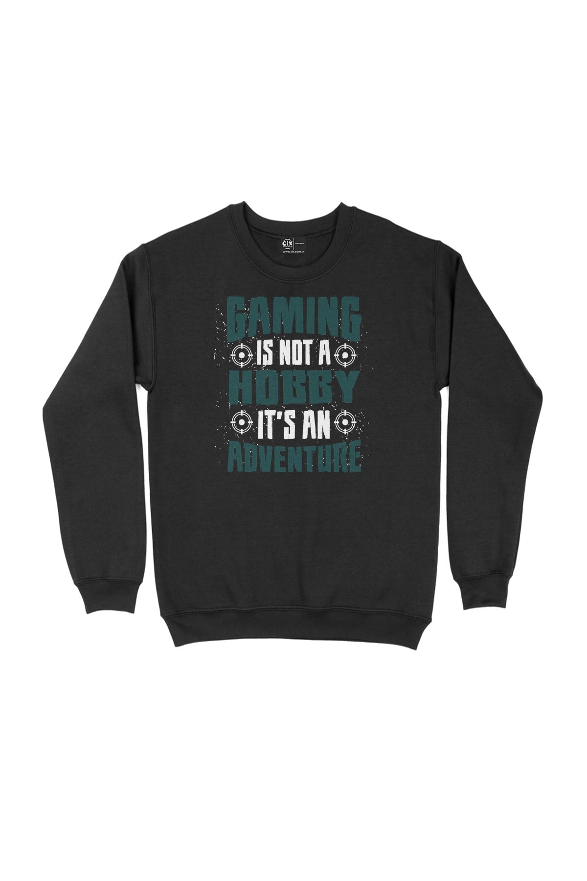 Yeşil Gaming Is Not A Hobby Siyah Sweatshirt