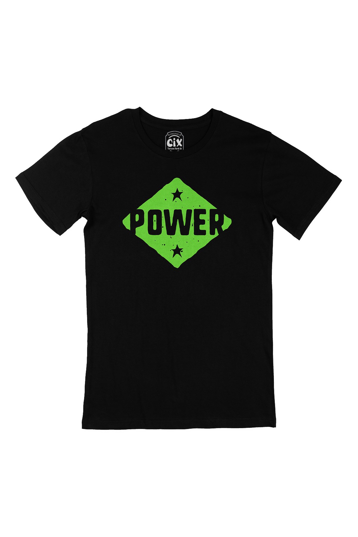 Yeşil Power Siyah Tişört