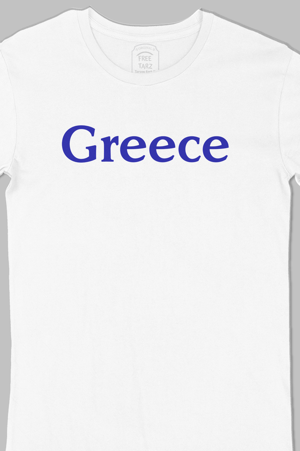 Yunanistan Greece Büyük Baskılı Beyaz Tişört Yunanistan Greece Büyük Baskılı Beyaz Tişört - Ücretsiz Kargo